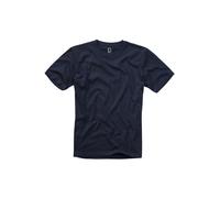 Kurzarmshirt BRANDIT "Brandit Herren Brandit Premium Shirt", Herren, Gr. XXL, blau (navy), 100% Baumwolle, unifarben, normal, Rundhals, Shirts (40603436-XXL) navy