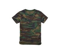 Kurzarmshirt BRANDIT "Brandit Unisex Kids T-Shirt", Damen, Gr. 146/152, woodland, 100% Baumwolle, gemustert, normal, Rundhals, Shirts (22434826-146) woodland