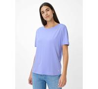 Kurzarmshirt BRAX "Style CAELEN S", Damen, Gr. 44, lila (helllila), 47% Baumwolle, 47% Modal, 6% Elasthan, Rundhals, Shirts (77909722-44) helllila