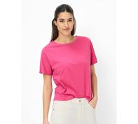 Kurzarmshirt BRAX "Style CAELEN S", Damen, Gr. 48, pink, 47% Baumwolle, 47% Modal, 6% Elasthan, Rundhals, Shirts (33987416-48) pink