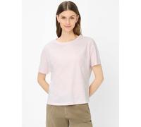 Kurzarmshirt BRAX "Style CAELEN S", Damen, Gr. 48, rosa (hellrosa), 100% Baumwolle, Rundhals, Shirts (25443866-48) hellrosa