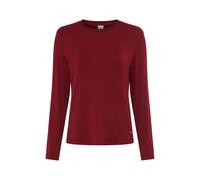 Kurzarmshirt BRAX "Style CARINA L", Damen, Gr. 36, weinrot, 95% Viskose, 5% Elasthan, Rundhals, Shirts (85091917-36) weinrot