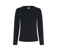 Kurzarmshirt BRAX "Style CARINA L", Damen, Gr. 44, navy, 95% Viskose, 5% Elasthan, Rundhals, Shirts (45837145-44) navy