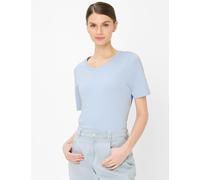 Kurzarmshirt BRAX "Style CIRA S", Damen, Gr. 34, dunkelblau, 100% Baumwolle, Rundhals, Shirts (11510905-34) dunkelblau