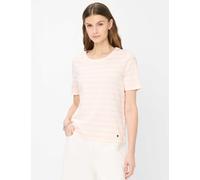 Kurzarmshirt BRAX "Style CIRA S", Damen, Gr. 48, rosa, 100% Baumwolle, Rundhals, Shirts (61585734-48) rosa