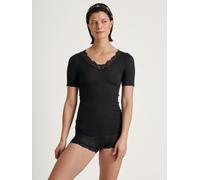 Tanktop CALIDA "Silky Wool Joy" Gr. L (48/50), schwarz (ws schwarz) Damen Tops (56771341-L) ws schwarz