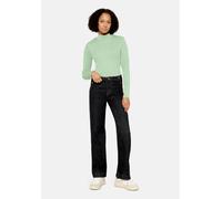 Kurzarmshirt CARTOON "Damen mit Kragen", Damen, Gr. 40, grün (basil), Obermaterial: 57% Baumwolle, 38% Polyester, 5% Elasthan, tailliert normal, Rundhals, Shirts (81501768-40) basil