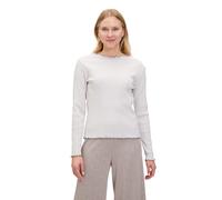 Kurzarmshirt CARTOON "Damen mit Kragen", Damen, Gr. 44, beige (weiß, taupe), Obermaterial: 95% Baumwolle, 05% Elasthan, tailliert normal, Shirts (40428412-44) weiß, taupe