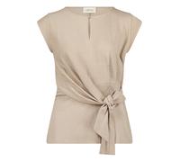 Kurzarmshirt CARTOON "Damen mit Lurexfaden", Damen, Gr. 38, nature, silber, Obermaterial: 76% Baumwolle, 15% Polyester, 9% Polyester, loose fit normal, Rundhals, Shirts (82814362-38) nature, silber