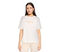 Kurzarmshirt CARTOON "Damen mit Rundhalsausschnitt", Damen, Gr. 38, patch cream, nature, Obermaterial: 100% Baumwolle, loose fit normal, Rundhals, Shirts (55826260-38) patch cream, nature