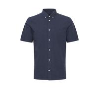 Kurzarmshirt CASUAL FRIDAY "Kurzarmhemd CFAnton", Herren, Gr. XL, blau (schwarz navy melange), Obermaterial: 100% Baumwolle CO., Hemden (55968366-XL) schwarz navy melange