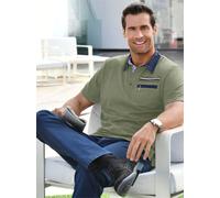 Kurzarmshirt CATAMARAN "Kurzarm-Shirt", Herren, Gr. 52/54, grün (schilf), 100% Baumwolle, unifarben, ohne Ausschnitt, Shirts (83811567-52) schilf