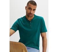 Kurzarmshirt CATAMARAN "Kurzarm-Shirt", Herren, Gr. 56/58, blau (aquapetrol, schwarz), 100% Baumwolle, unifarben, Shirts (86713320-56) aquapetrol, schwarz