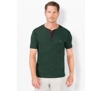 Kurzarmshirt CATAMARAN "Kurzarm-Shirt", Herren, Gr. 56/58, grün (moos), 100% Baumwolle, unifarben, Rundhals, Shirts (62867115-56) moos