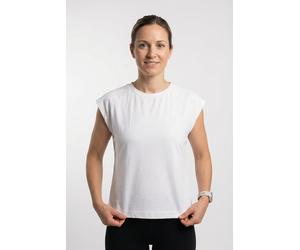 Kurzarmshirt CMP, Damen, Gr. XL, bianco, Obermaterial: 60% Baumwolle, 40% Polyester, Shirts, Kurzarm, sportlicher Stil, für Sport- und Outdoormode (86881147-XL) bianco