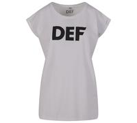 Kurzarmshirt DEF "DEF Damen DEF Her Secret T-Shirt", Damen, Gr. M, weiß, 100% Baumwolle, bedruckt, normal, Rundhals, Shirts (86623808-M) weiß