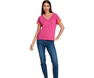 Kurzarmshirt fuchsia-orange 38