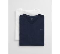 Gant 900012018 Kurzarm-unterhemd Mit V-ausschnitt S Navy / White