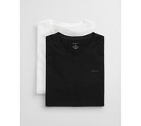 GANT Herren 2er-Pack V-Neck T-Shirts (M)