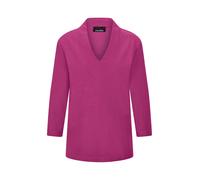 Kurzarmshirt GOLDNER "Elegantes Basic-Shirt mit V-Ausschnitt", Damen, Gr. 42, pink (beere), Obermaterial: 100% Baumwolle CO., Modisch, Shirts, V-Ausschnitt (29494128-42) beere