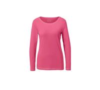 Kurzarmshirt GOLDNER "Kurzgröße Basic T-Shirt aus reiner Baumwolle", Damen, Gr. 24, pink (kamelie), Obermaterial: 100% Baumwolle CO., Sonstiges, Shirts, Ziernähte aus Glanzgarn am Ausschnitt und an de