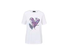 Jerseyshirt aus Druck weiß 24