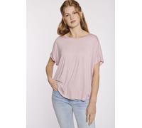 Kurzarmshirt HAILY’S "SS M TP Ju44le", Damen, Gr. M, rosa (rose), Jersey, Obermaterial: 75% Modal, 25% Polyester, unifarben, figurumspielend Po-bedeckend, Rundhals, Shirts (25813507-M) rose