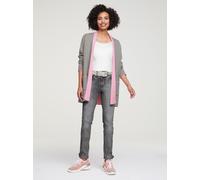 Kurzarmshirt HEINE "Carré-Shirt", Damen, Gr. 44, weiß, 100% Baumwolle, unifarben, eckiger Ausschnitt, Shirts (76373304-44) weiß