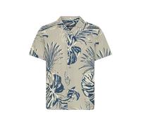 Kurzarmshirt INDICODE "Kurzarmhemd IDMariol", Herren, Gr. L, grau (stone), Obermaterial: 100% Viskose CV., Hemden (66740609-L) stone