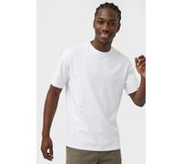 Kurzarmshirt JACK & JONES "JCOPOINT BADGE TEE SS CREW NECK", Herren, Gr. S, hellweiß detail:jj, Jersey, Obermaterial: 100% Baumwolle, unifarben, relaxed fit, Rundhals, Shirts (33272638-S) hellweiß det