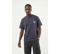 Kurzarmshirt JACK & JONES "JORMAINE BACK TEE SS CREW NECK SN", Herren, Gr. S, odyssey gray, Jersey, Obermaterial: 100% Baumwolle, bedruckt, relaxed fit normal, Rundhals, Shirts Kurzarmshirt, Baumwolle