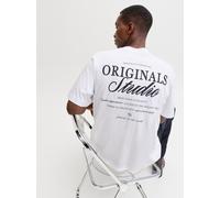 Jack & Jones JORNORREBRO TYPO TEE SS CREW NECK L 12282898 Bright White SS 26 (910677) Weiß L