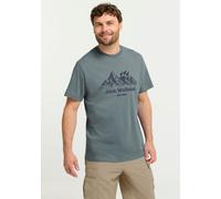 Kurzarmshirt JACK WOLFSKIN "CAREFREE T M", Herren, Gr. XXL (58), jw, grauodessa, Obermaterial: 100% BAUMWOLLE, Shirts (34468647-XXL) jw, grauodessa