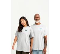 Kurzarmshirt JACK WOLFSKIN "LIVE WILD T", Damen, Gr. M, paw, starkweiß, Obermaterial: 100% BAUMWOLLE, Shirts (66643359-M) paw, starkweiß