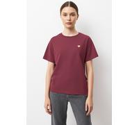 Kurzarmshirt JDY "JDYPISA S/S PRINT TOP JRS NOOS", Damen, Gr. S, cabernet detail:gold heart, Jersey, Obermaterial: 100% Baumwolle, bedruckt, modisch, regular fit normal, Rundhals, Kurzarm, Shirts, mit