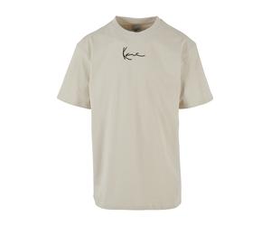 Kurzarmshirt KARL KANI "Karl Kani Herren", Damen, Gr. M, grau, 80% Baumwolle, 20% Polyester, unifarben, normal, Rundhals, Shirts (47930758-M) grau