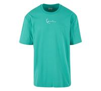 Kurzarmshirt KARL KANI "Karl Kani Herren", Herren, Gr. M, grün, 100% Baumwolle, unifarben, normal, Rundhals, Shirts (50347608-M) grün