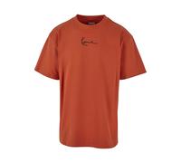 Kurzarmshirt KARL KANI "Karl Kani Herren", Herren, Gr. S, schwarz orange, 100% Baumwolle, unifarben, normal, Rundhals, Shirts Kurzarmshirt (92792226-S)