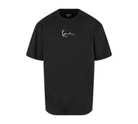 Kurzarmshirt KARL KANI "Karl Kani Herren KKMQ12001 SMALL SIGNATURE TEE BLK", Herren, Gr. L, schwarz, 100% Baumwolle, bedruckt, normal, Rundhals, Shirts Kurzarmshirt (13342334-L)