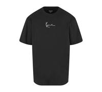 Kurzarmshirt KARL KANI "Karl Kani Herren KKMQ12001 SMALL SIGNATURE TEE BLK", Herren, Gr. S, schwarz, 100% Baumwolle, bedruckt, normal, Rundhals, Shirts (13342334-S) schwarz