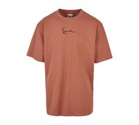 Kurzarmshirt KARL KANI "Karl Kani Herren Small Signature Essential Tee", Herren, Gr. XS, schwarz copper, 100% Baumwolle, unifarben, normal, Rundhals, Shirts Kurzarmshirt (82538613-XS)