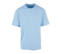 Kurzarmshirt KARL KANI "Karl Kani Unisex KK 3-Pack Essential Tee", Herren, Gr. S, lightblau, violet, lightrose, 100% Baumwolle, bedruckt, oversize, Rundhals, Shirts Kurzarmshirt (70781911-S)