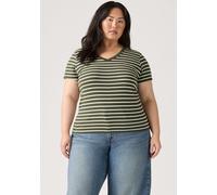 Levi's Pl Perfect Vneck Tee Emily Stripe Deep D