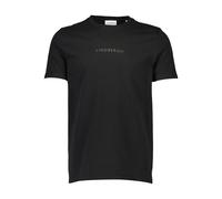 Kurzarmshirt LINDBERGH "T-Shirt (Kurzarm) Relaxed Fit", Herren, Gr. S, schwarz (schwarz 424), Obermaterial: 100% Baumwolle, unifarben, lässig geschnitten, Rundhals, Shirts (73899835-S) schwarz 424