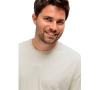Kurzarmshirt MAIER SPORTS "MS FAV TEE", Herren, Gr. XXL, beige, 45% BAUMWOLLE, 45% MODAL, 10% ELASTHAN, Rundhals, Shirts, Unisex T-Shirt lockere Passform mit bequemem Schnitt (29373808-XXL) beige