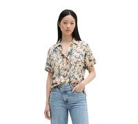 Kurzarmshirt MARC O'POLO "aus leichtem Single Jersey", Damen, Gr. XL, medium blau, Obermaterial: 100% Baumwolle, bedruckt, regular fit, Shirts (85149749-XL) medium blau