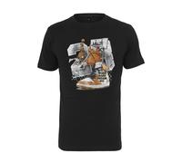 Kurzarmshirt MISTERTEE "MisterTee Herren Vintage Ballin Tee", Herren, Gr. 3XL, schwarz, 100% Baumwolle, unifarben, normal, Rundhals, Shirts (79462032-XXXL) schwarz