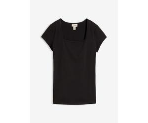 Kurzarmshirt mit Karree-Ausschnitt 52/54 (XXL)