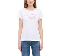 Mustang T-Shirt Damen weiß, M