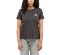 Kurzarmshirt MUSTANG "Damen Style Monroe", Damen, Gr. M, schwarz, Jersey, 100% Baumwolle, Rundhals, Shirts (84711802-M) schwarz